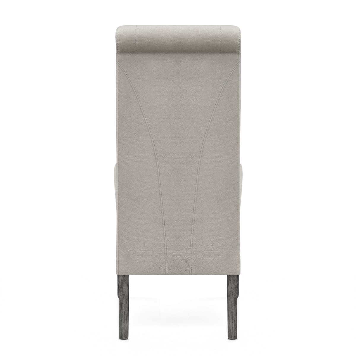 Carlo Grey Oak Chair Grey Velvet