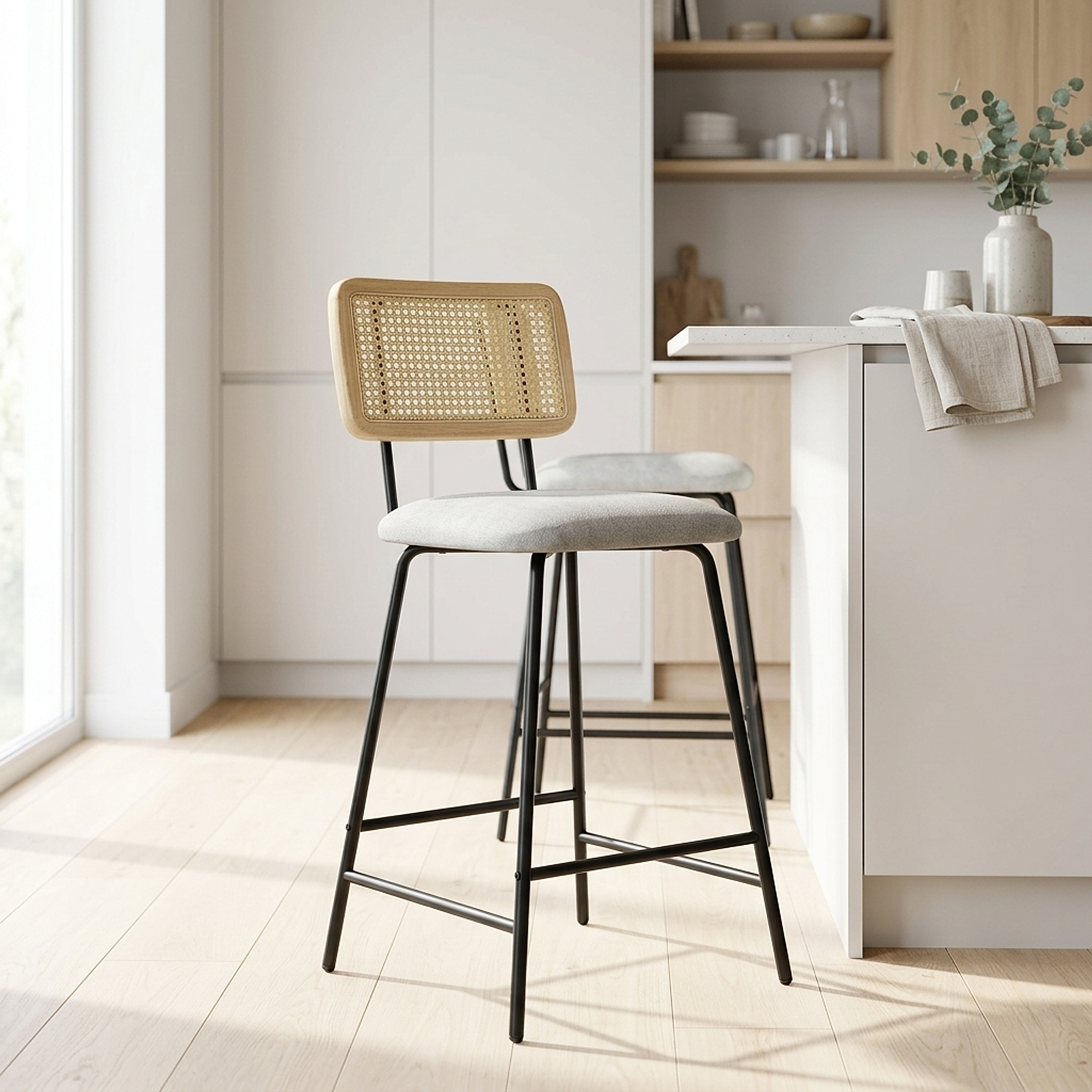 Tabouret de Bar - Cassis Gris 