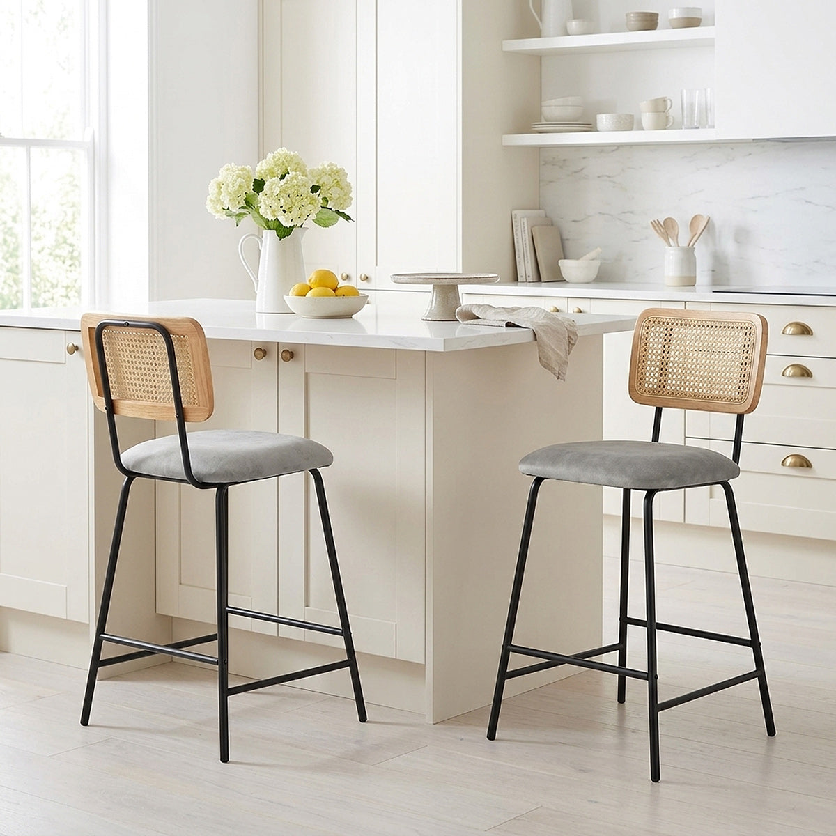 Tabouret de Bar - Cassis Gris 
