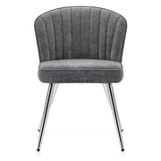 Chase Dining Chair Grey Fabric