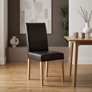 Chicago Oak Dining Chair in Brown