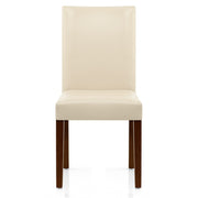 Chicago Walnut Dining Chair Cream