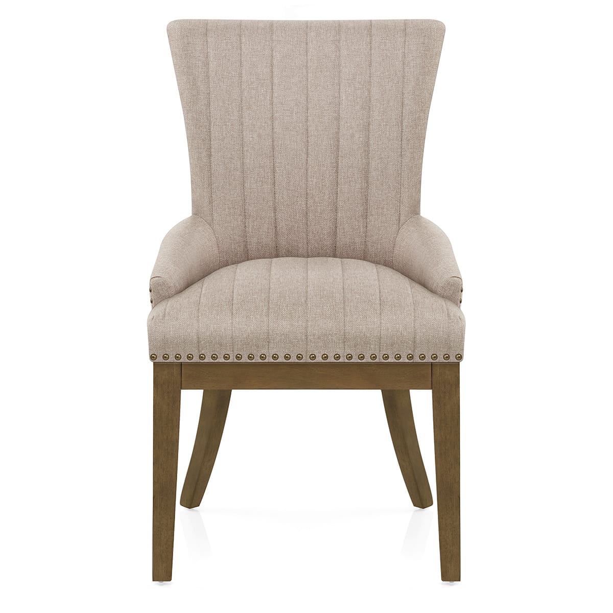 Chaise Bois Tissu - Chiltern Taupe