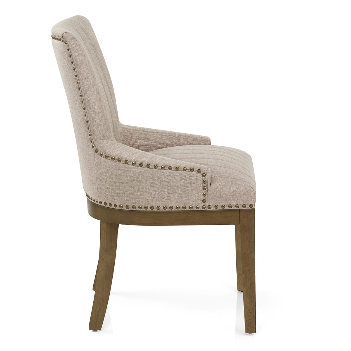 Chaise Bois Tissu - Chiltern Taupe