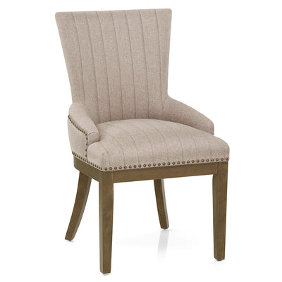 Chaise Bois Tissu - Chiltern Taupe