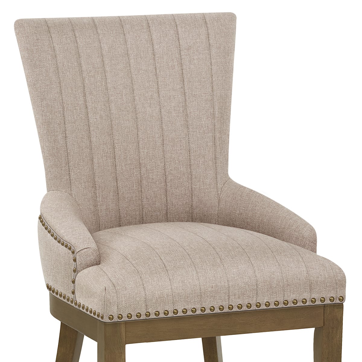 Chaise Bois Tissu - Chiltern Taupe