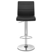 Chrome Breakfast Bar Stool Black