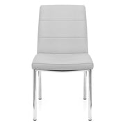 Chrome Breakfast Dining Chair Grey