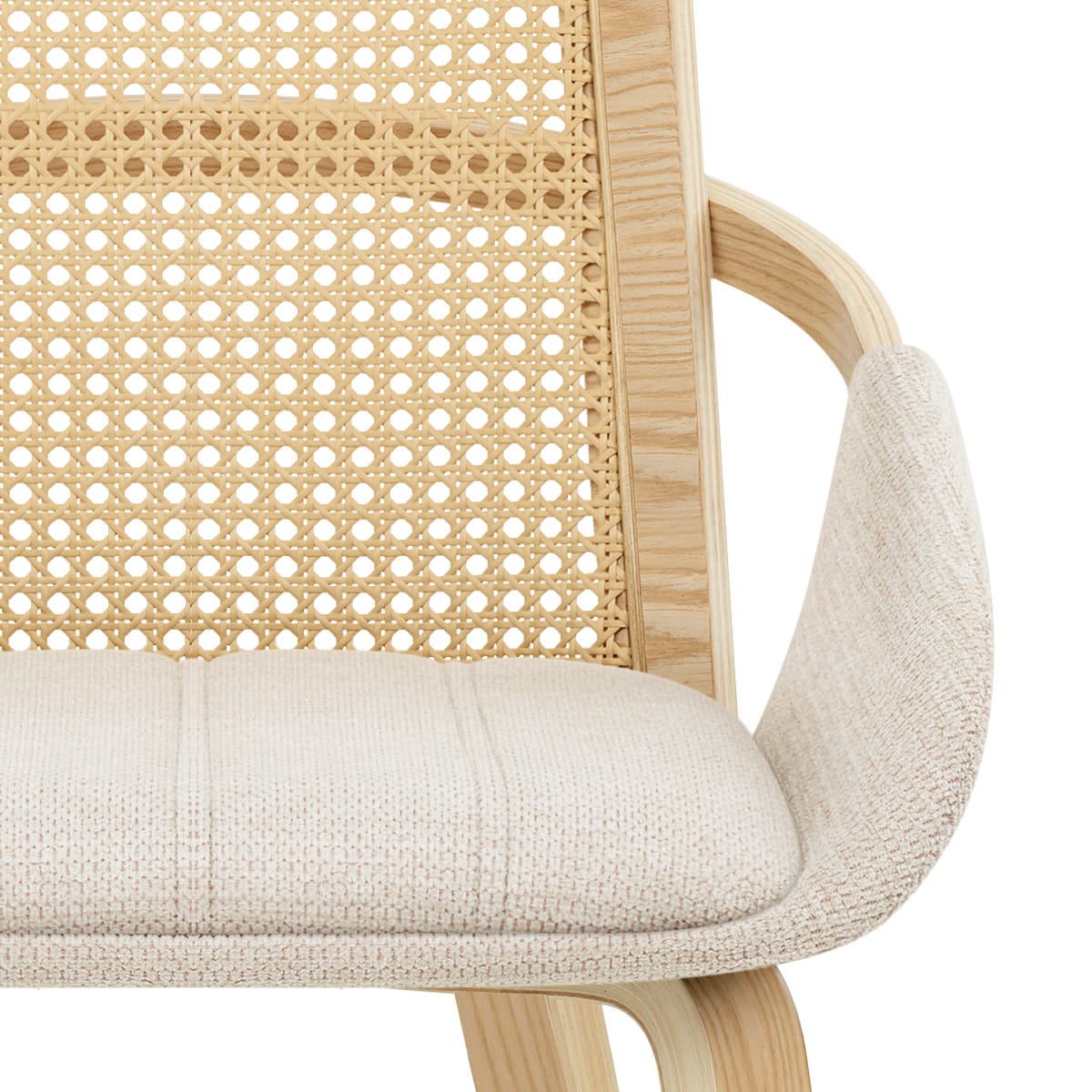 Cleveland Dining Chair Beige Fabric