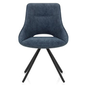 Cloud Dining Chair Blue Fabric