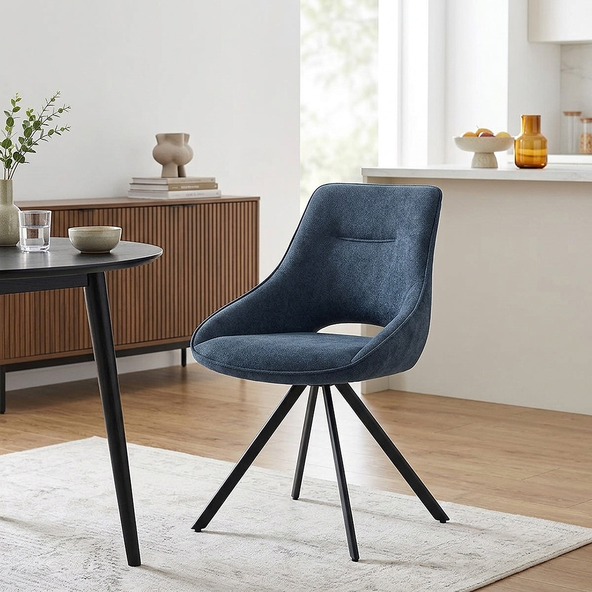 Chaise Tissu - Cloud Bleu 