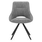 Cloud Dining Chair Charcoal Fabric