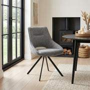 Chaise Tissu - Cloud Gris Foncé 