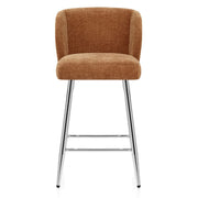Coast Bar Stool Brown Fabric