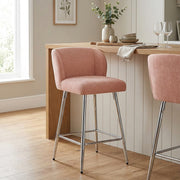 Tabouret de bar Tissu - Coast Rose 