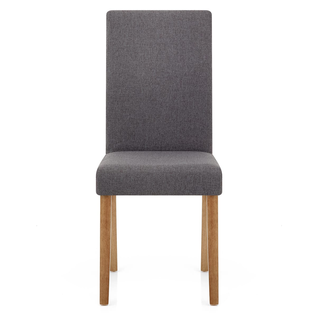 Chaise Bois Tissu - Columbus Chêne Gris 