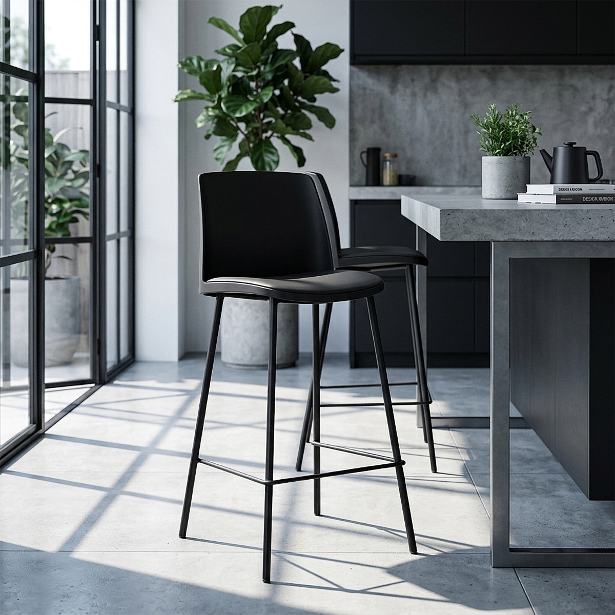 Tabouret de Bar - Cosmo Noir