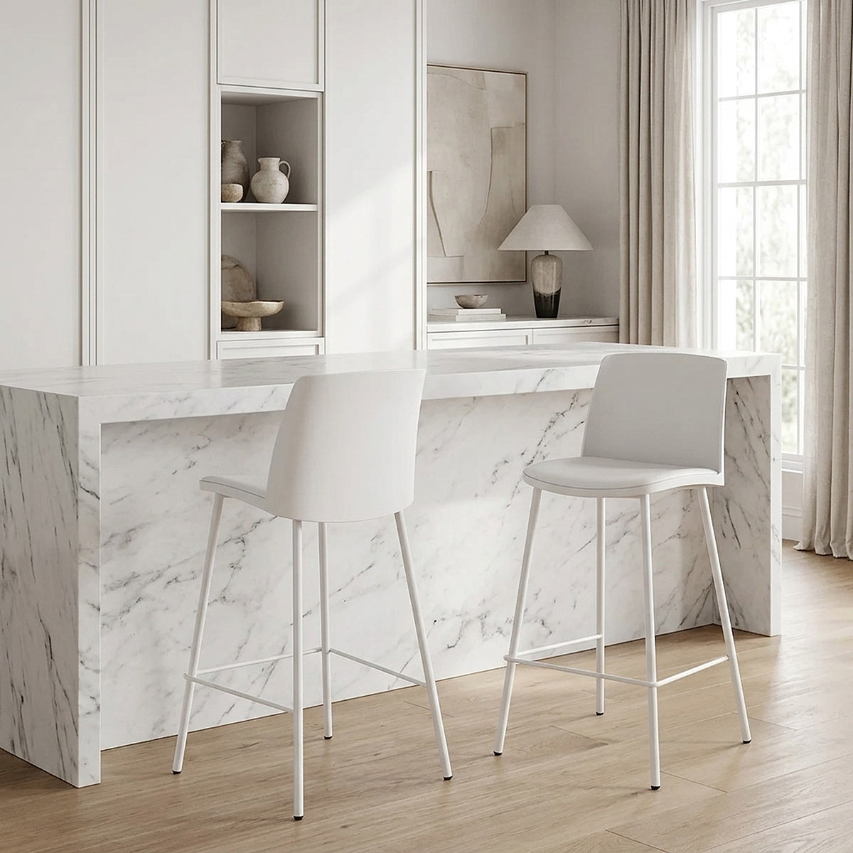 Tabouret de Bar - Cosmo Blanc 