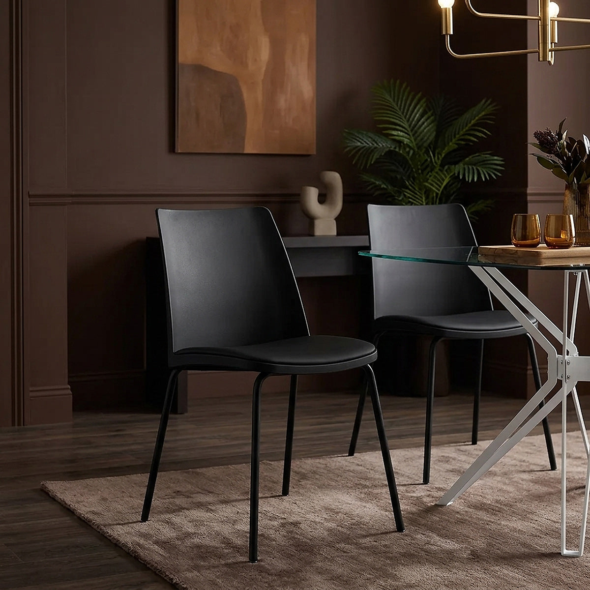 Cosmo Dining Chair Black