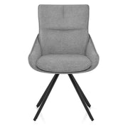 Creed Dining Chair Light Grey Fabric