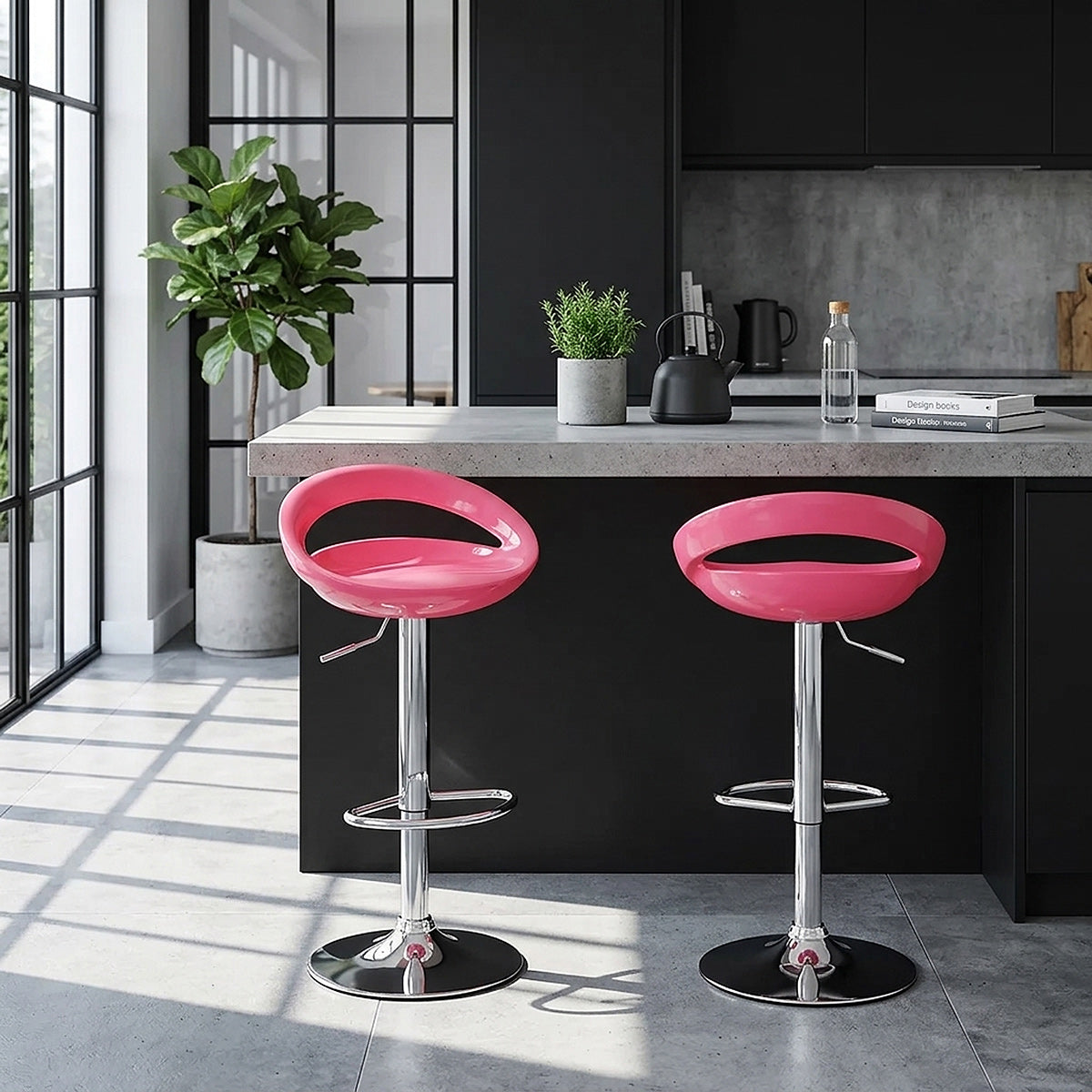 Chaise de Bar ABS Chrome - Crescent Rose 