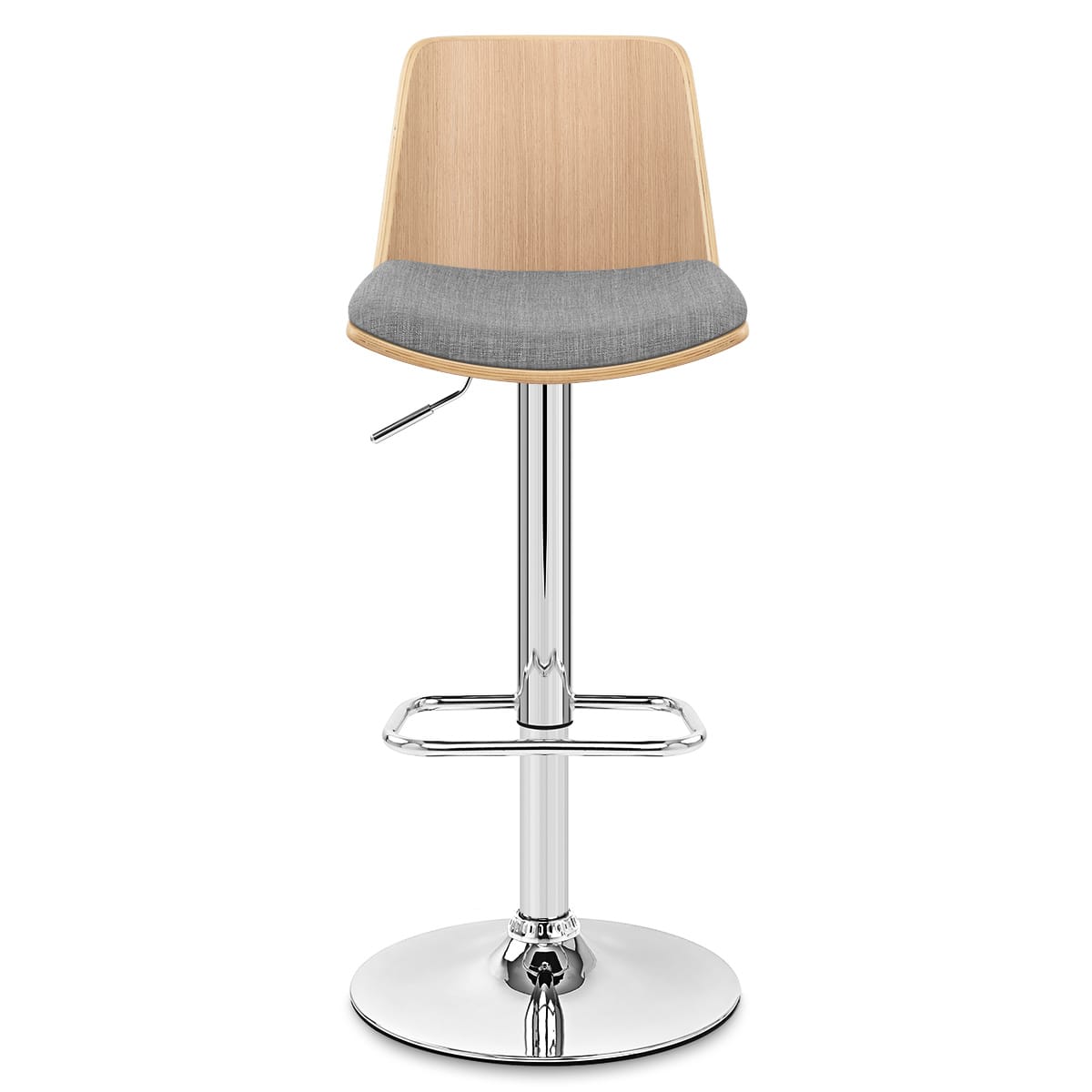 Chaise de Bar Tissu - Crest Gris