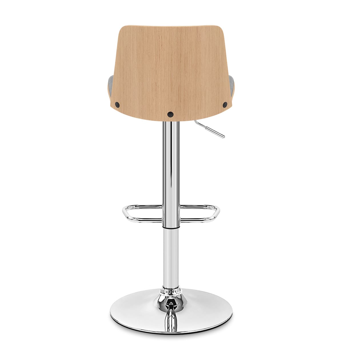 Chaise de Bar Tissu - Crest Gris
