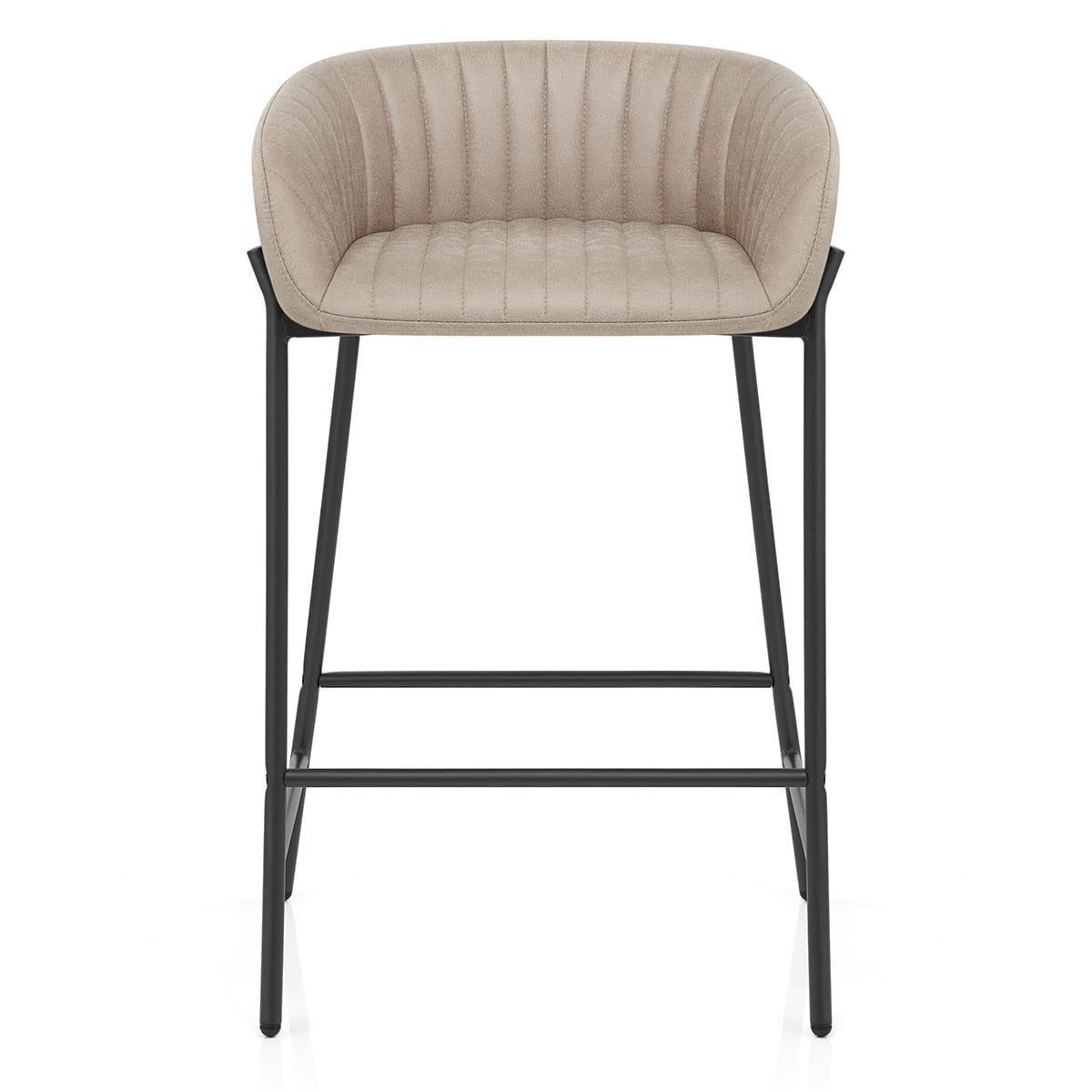 Tabouret de Bar Faux Cuir - Cub Taupe 