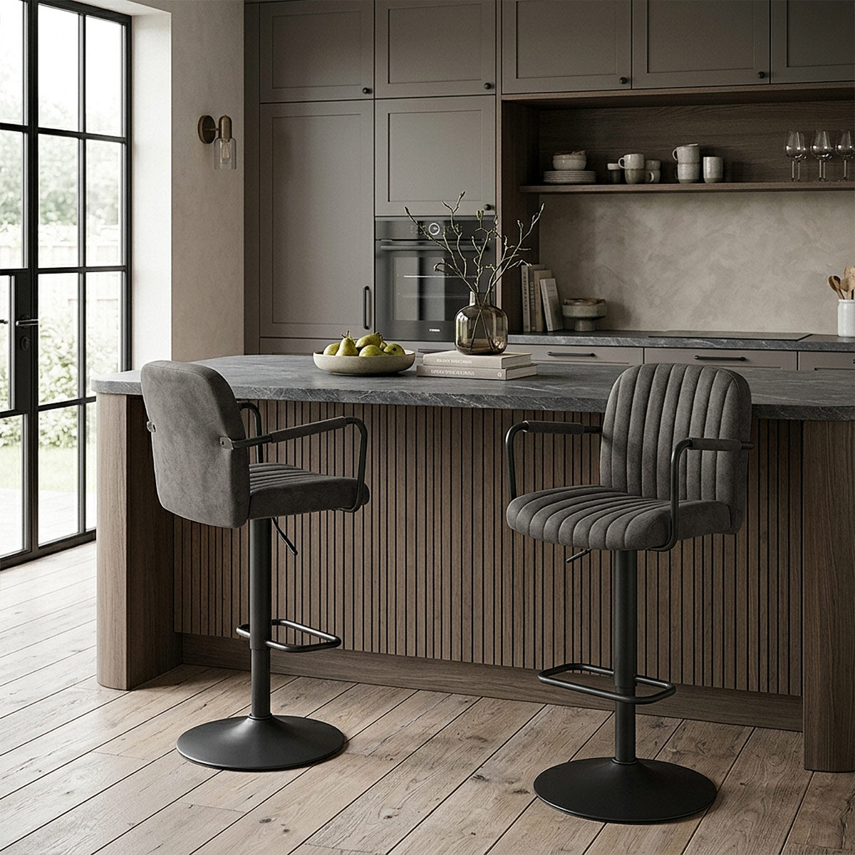 Daytona Bar Stool Antique Charcoal