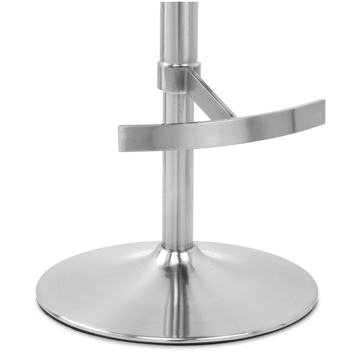 Deluxe Brushed High Back Stool Black
