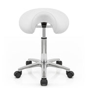 Deluxe Saddle Stool White