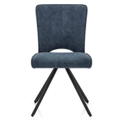 Dexter Dining Chair Blue Fabric