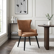 Chaise Faux Cuir - Diablo Marron 