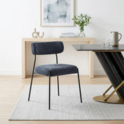 Diana Chair Blue Fabric