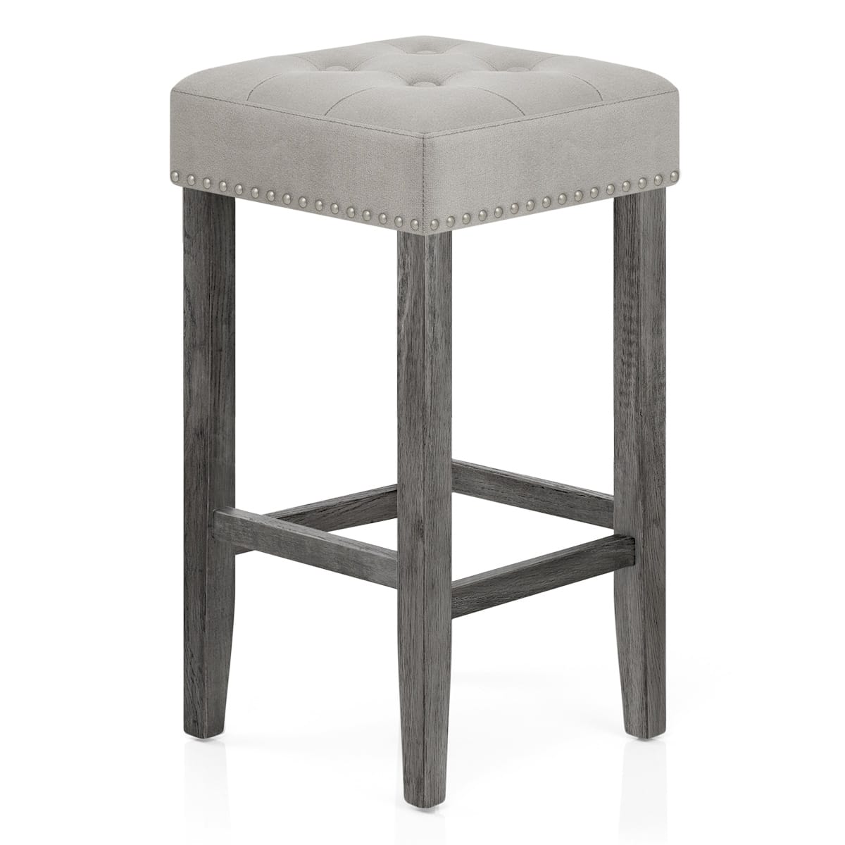 Dove Bar Stool Grey Velvet