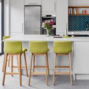Tabouret de Bar en Tissu - Drift Vert 