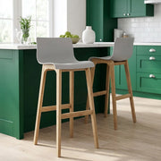 Tabouret de Bar Résine Bois - Drift ABS Gris 