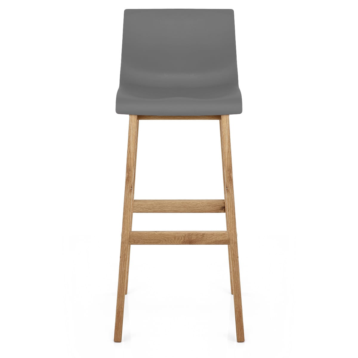 Tabouret de Bar Résine Bois - Drift ABS Gris Foncé 