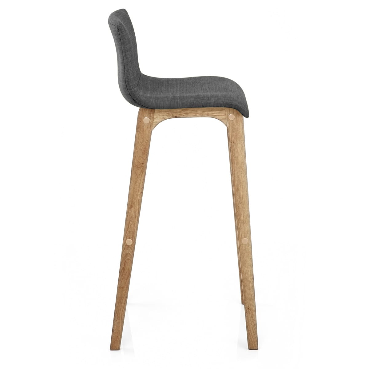 Tabouret de Bar en Tissu - Drift Gris Foncé 