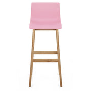 Drift Oak & Pink Bar Stool