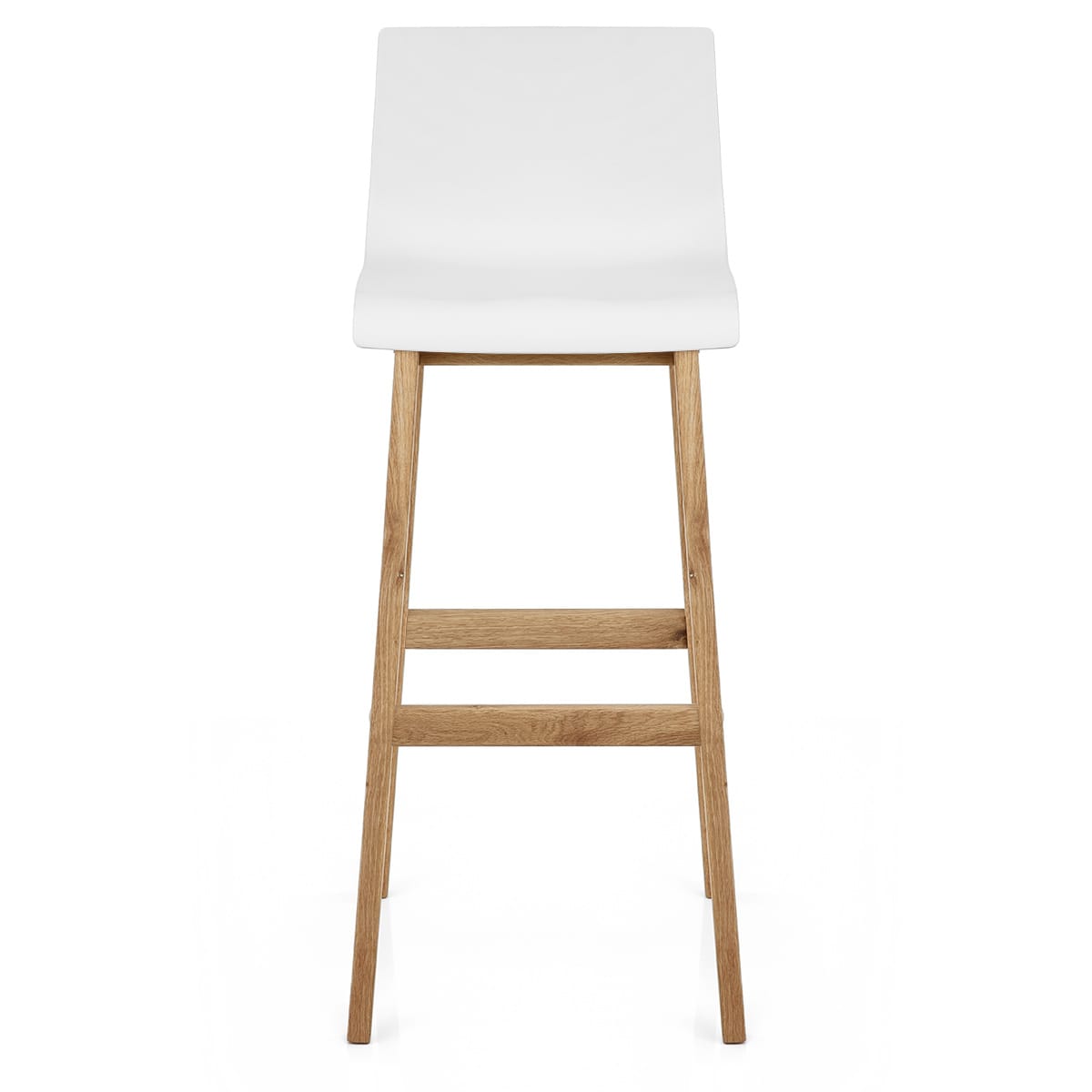 Tabouret de Bar Résine Bois - Drift ABS Blanc 
