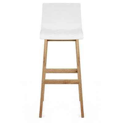 Tabouret de Bar Résine Bois - Drift ABS Blanc 