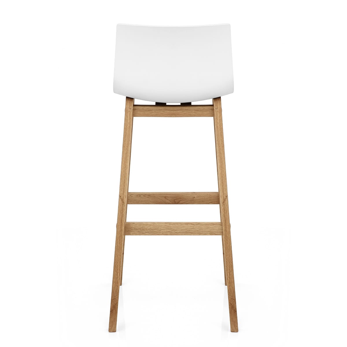 Drift Oak & White Bar Stool