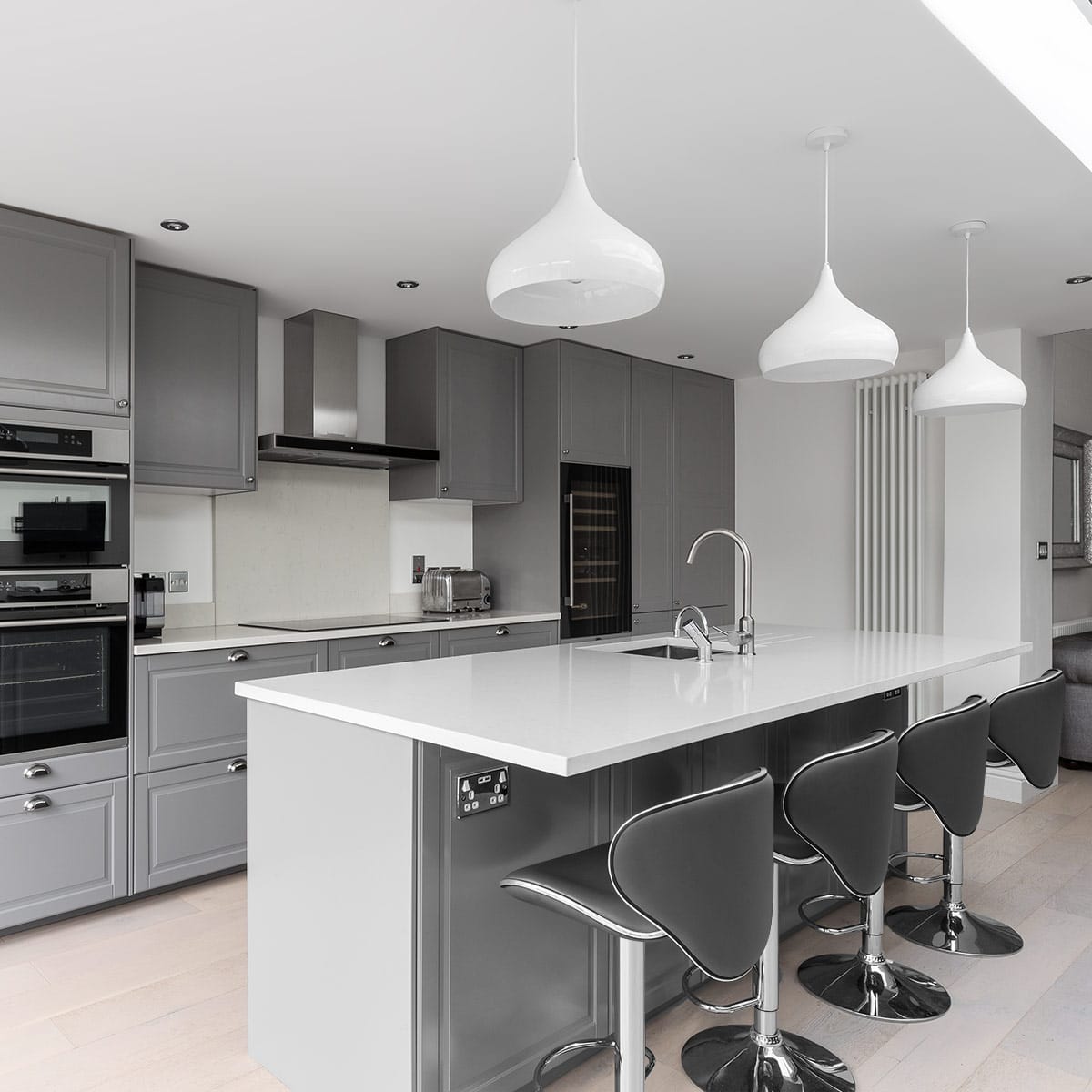 Duo Bar Stool Grey