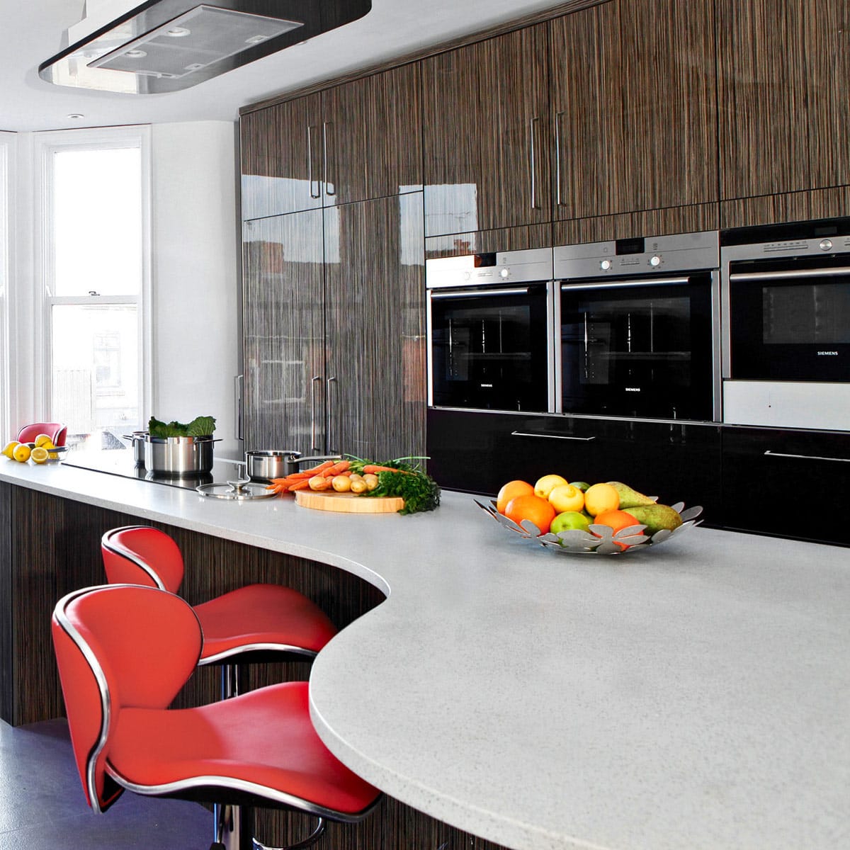 Duo Bar Stool Red