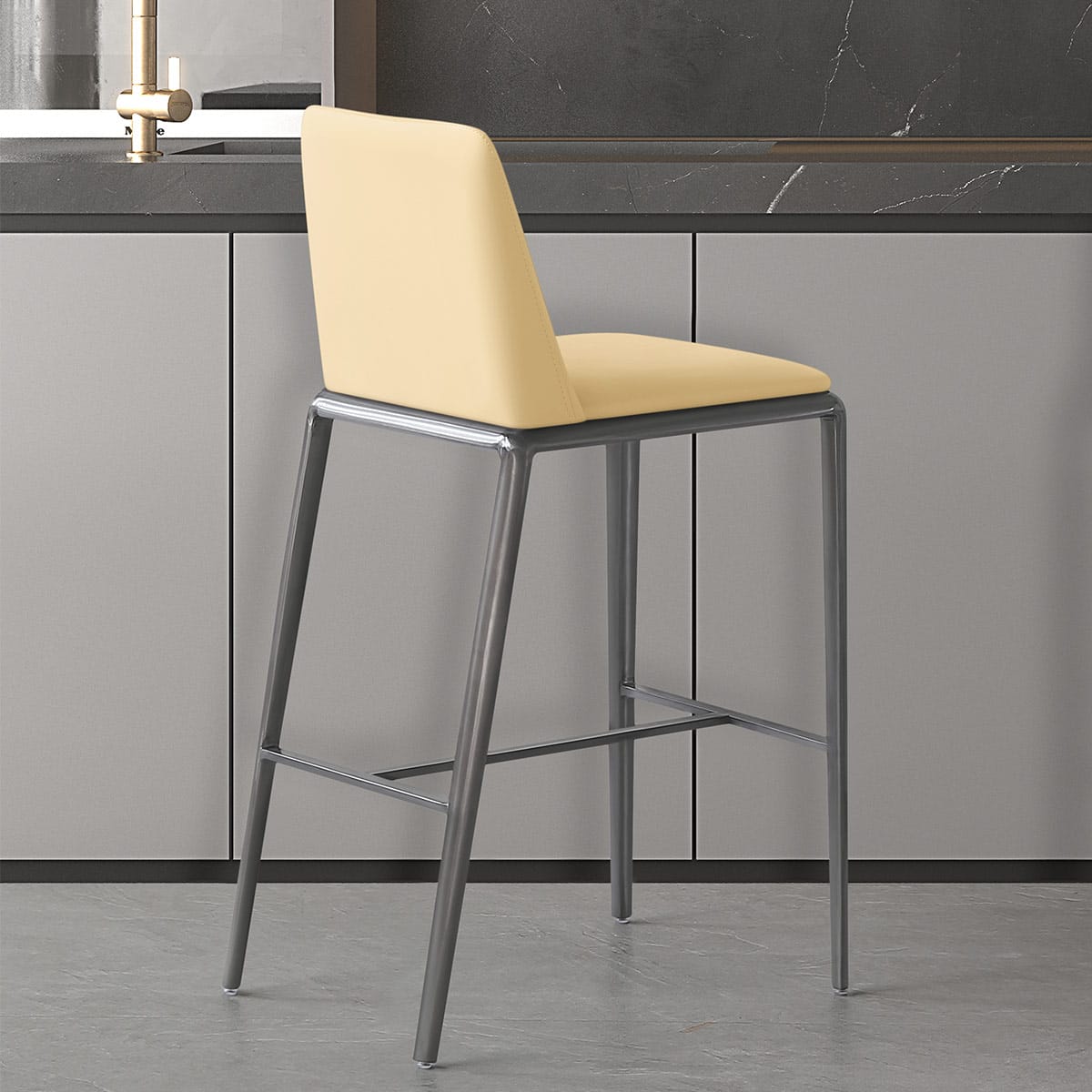 Elise Bar Stool Yellow