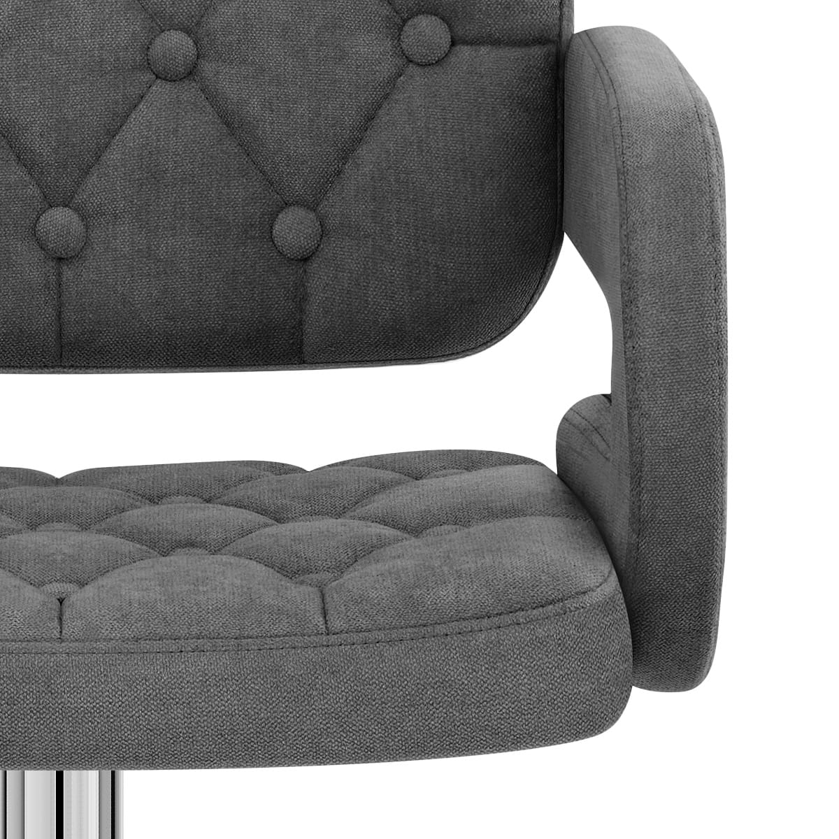 Chaise de Bar Tissu - Encore Gris Foncé