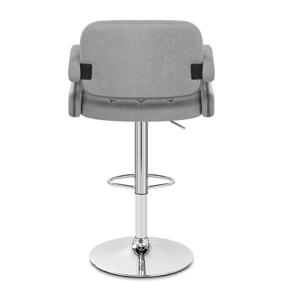 Chaise de Bar Tissu - Encore Gris Clair