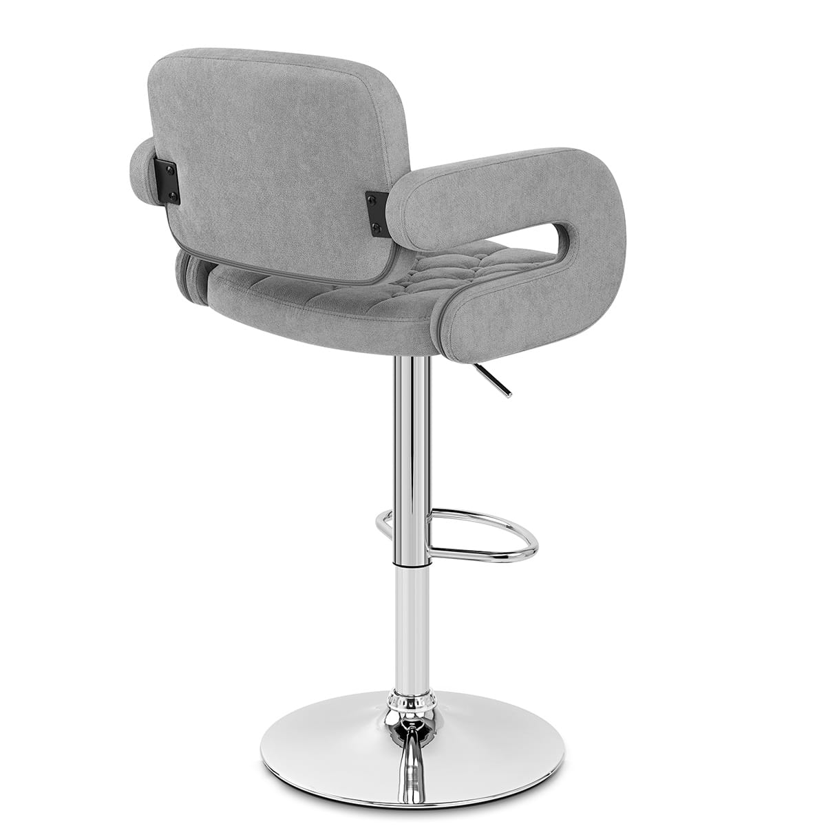 Chaise de Bar Tissu - Encore Gris Clair
