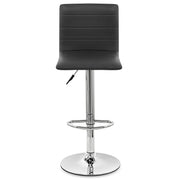 Fabio Real Leather Stool Black